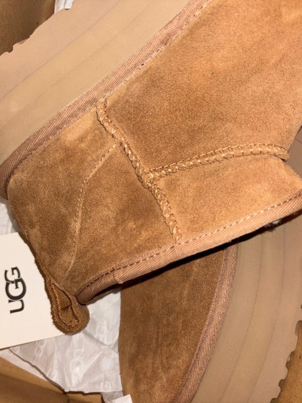 Women platform ugg size 10